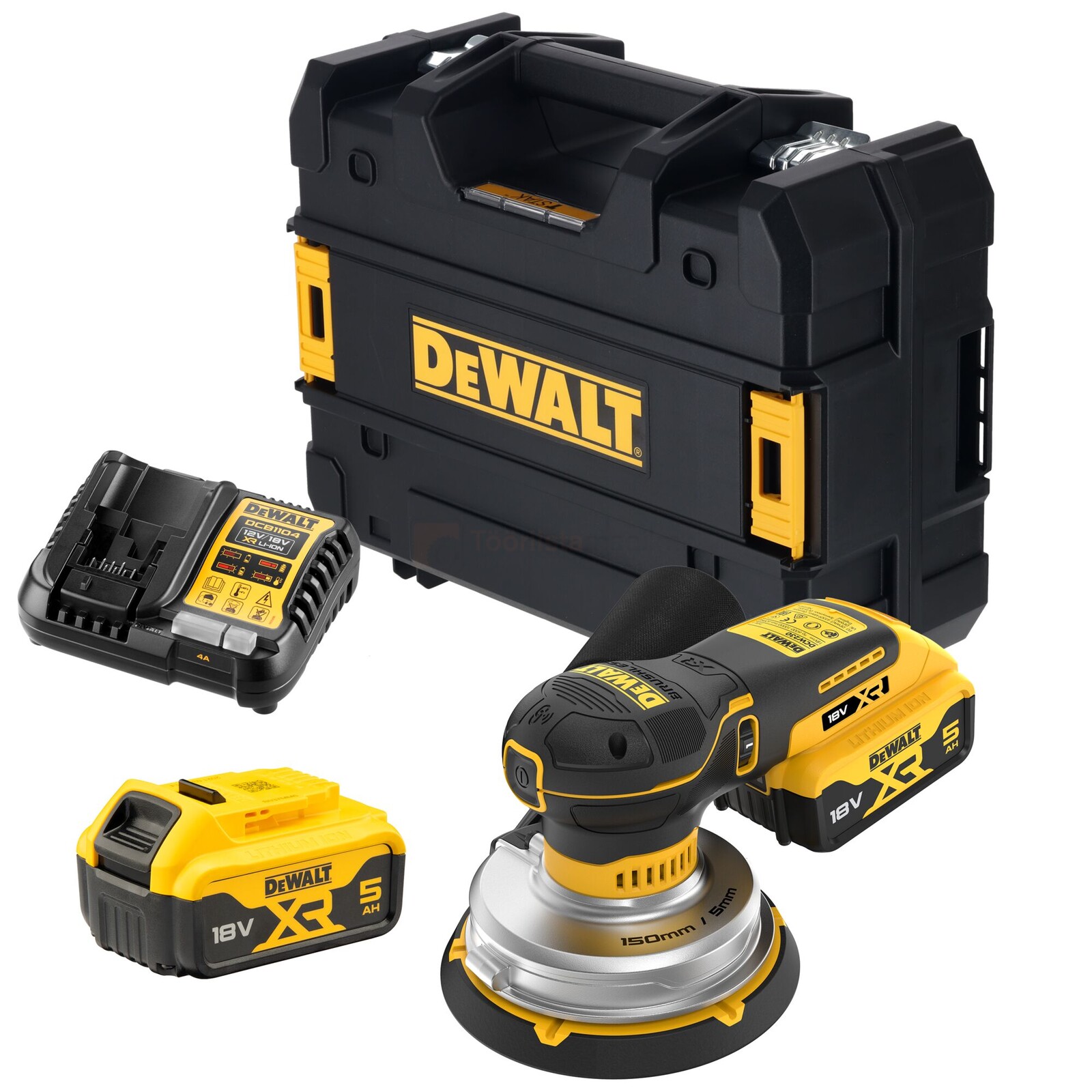 DeWalt аккумуляторная эксцентриковая шлифмашина DCW230P2